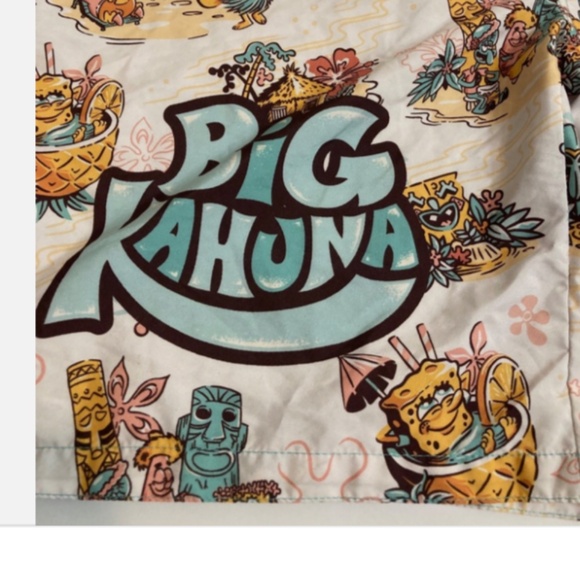 Mens swim trunks swimsuit sponge Bob nickelodeon - Picture 2 of 6